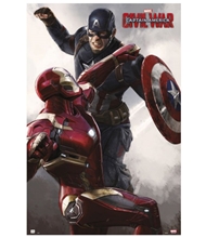Plagát Marvel: Captain America vs.Iron Man (61 x 91,5 cm) 150 g
