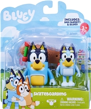 Figurky Bluey 2-Pack - Skateboarding