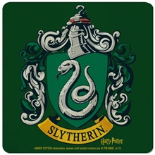 Tácek pod sklenici Harry Potter: Slytherin Coat (10 x 10 cm)
