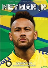 Nástenný kalendár 2024: Neymar (A3 29,7 x 42 cm)