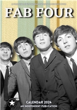 Nástenný kalendár 2024: The Beatles (A3 29,7 x 42 cm)