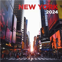 Oficiálny nástenný kalendár 2024 16 mesiacov: New York (30 x 30 60 cm)