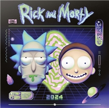 Oficiálny nástenný kalendár Rick and Morty 2024 s plagátom (SQ 30 x 30 60 cm)