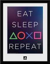 PLAYSTATION - obraz Eat Sleep Repeat (30x40)