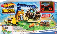 Hot Wheels Monster Trucks ARENA SMASHERS - Rhinomite Chargin Challenge