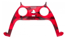 Piranha - červený maskáčový skin na ovladač (PS5)