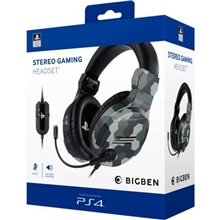 Big Ben Stereo Headset V3 - zelené maskování (PS4)	