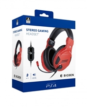 Big Ben Stereo Headset V3 - červený (PS4)