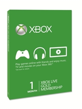 Xbox Live GOLD členství 1 měsíc (X360)