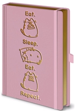 Poznámkový A5 blok Pusheen: Eat.Sleep.Eat.Repeat. (14,8 x 21 cm)
