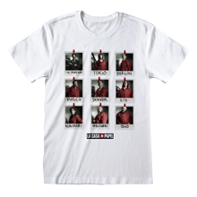 Pánské tričko Netflix La Casa De Papel Papírový dům: Polaroid (XL) bílé bavlna