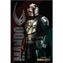 Plagát Star Wars The Mandalorian: Mando (61 x 91,5 cm) 150g