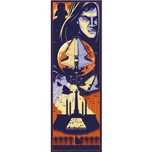 Plakát na dveře Star Wars Hvězdné války: Epizoda III (53 x 158 cm) 150 g