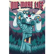 Plagát Gamer Zone: One More Life (61 x 91,5 cm) 150 g