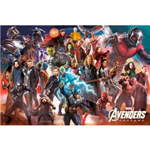 Plagát Avengers: Endgame Line Up (61 x 91,5 cm) 150 g