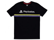 Tričko Playstation: Color Stripe (L)