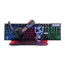 Marvo Gaming Set CM409 - Keyboard, Headset, Gaming Mouse, Mousepad - Black (PC)