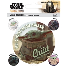 Vinylové samolepky Star Wars: Mandalorian - Baby Yoda