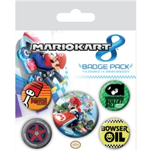 Sada  placiek Mario Kart 8