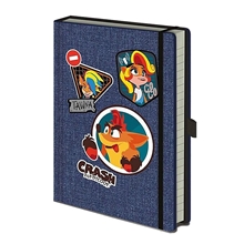 Crash Bandicoot Premium A5 Notebook - Double Denim
