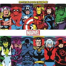 Marvel Retro Comic Book 3D Cover 2022 Calendar