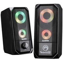 Marvo Speakers SG-265P, 2.0, 6W, 160Hz-20kHz - Black (PC)
