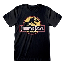 Pánské tričko Jurassic Park Jurský park: Original Logo (M) černé bavlna