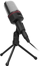 C-Tech streamovací mikrofon MIC-02 - černý, s tripodem