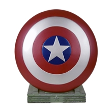 Pokladnička Marvel: Captain America Shield (výška 25 cm)