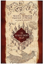 Plagát Harry Potter: Marauders Map (61 x 91,5 cm)