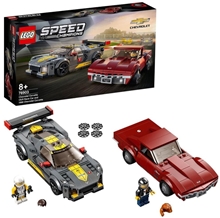 Lego Speed Champions 76903 Chevrolet Corvette C8.R a 1968 Chevrolet Corvette