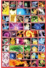 Plagát Pokémon: Moves (61 x 91,5 cm)