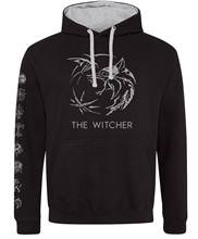 Pánská mikina The Witcher Zaklínač: Symbol (XL) černá bavlna