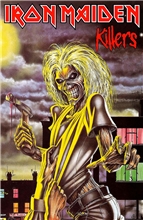 Textilní plakát - vlajka Iron Maiden: Killers (70 x 106 cm)