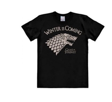 Pánske tričko Game Of Thrones: Winter Is Coming (XL) černé bavlna
