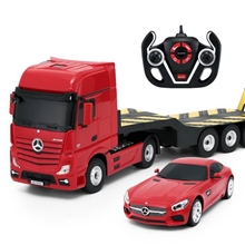 R/C auto Mercedes-Benz Actros + AMG GT (1:24)