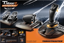 Thrustmaster Joystick T16000M Flight Pack + plynový pedál + pedálová sada (PC)	