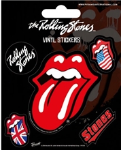 Samolepky Rolling Stones: Tongue - Jazyk arch 5 kusů (10 cm x 12,5 cm)