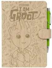 Poznámkový blok s propiskou Marvel Guardians Of The Galaxy Strážci Galaxie: Groot (A5 14,8 x 21,0 cm)