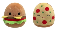Squishmallows: Flip a Mallows - 13 cm plyšák - Pizza/Hamburger