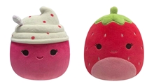 Squishmallows: Flip a Mallows - 13 cm plyšák - Strawberry/Ice Cream