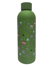 Minecraft Stainless Steel Bottle - Green (500 ml)
