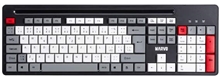 Marvo KB005 drôtová klávesnica CZ/SK - čierno-červená (PC)
