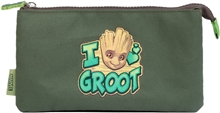 Trojitý penál na tužky Marvel Groot: Já jsem Groot (22 x 13 x 2 cm)