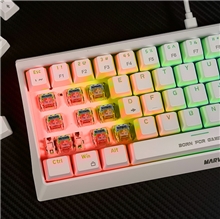 Marvo KG962G EN - R, keyboard US, gaming, mechanical, wired (USB), white, RGB