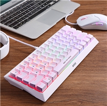 Marvo KG962G EN - R, keyboard US, gaming, mechanical, wired (USB), white, RGB