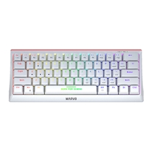 Marvo KG962G EN - R, keyboard US, gaming, mechanical, wired (USB), white, RGB