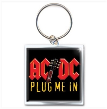 Kľúčenka AC/DC: Plug Me In (4,5 x 4,5 cm)