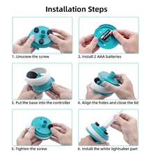 Lightsaber Gamepad Handle pro ovladače Oculus Quest 2 - biely