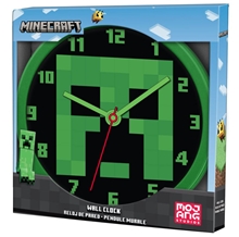Detské nástenné hodiny Minecraft - Creeper